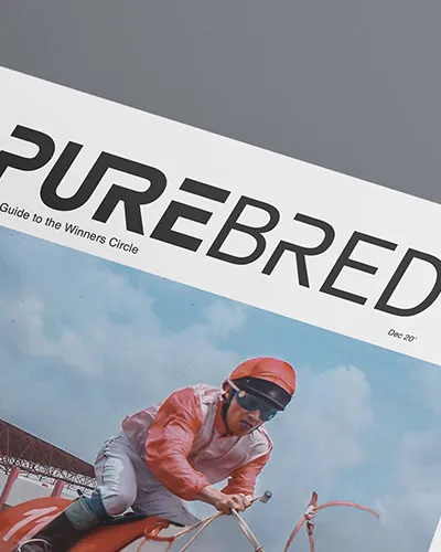 Purebred magazine cover