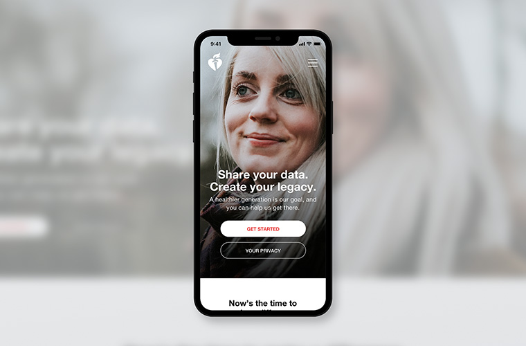 Mobile phone with web design