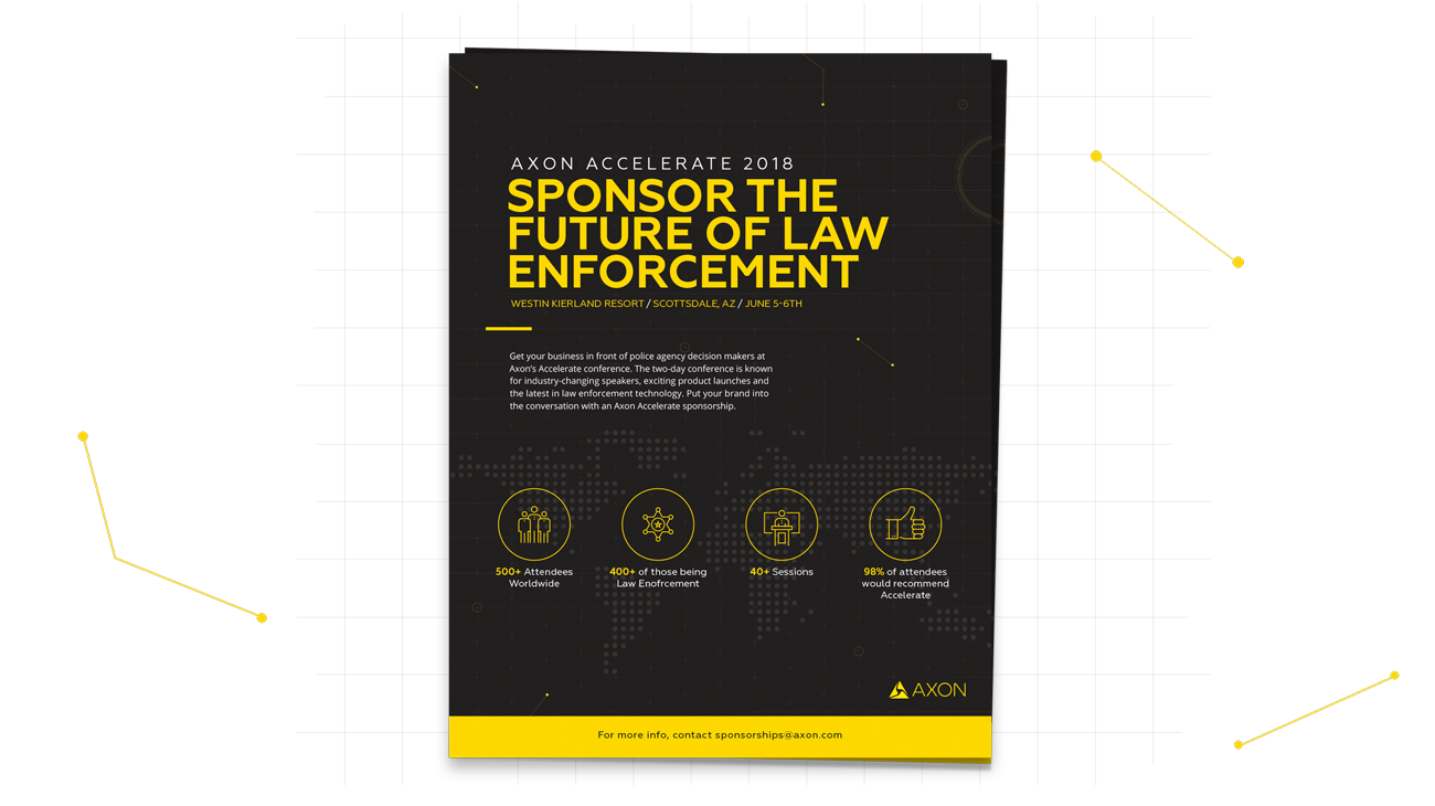Axon Accelerate one pager design