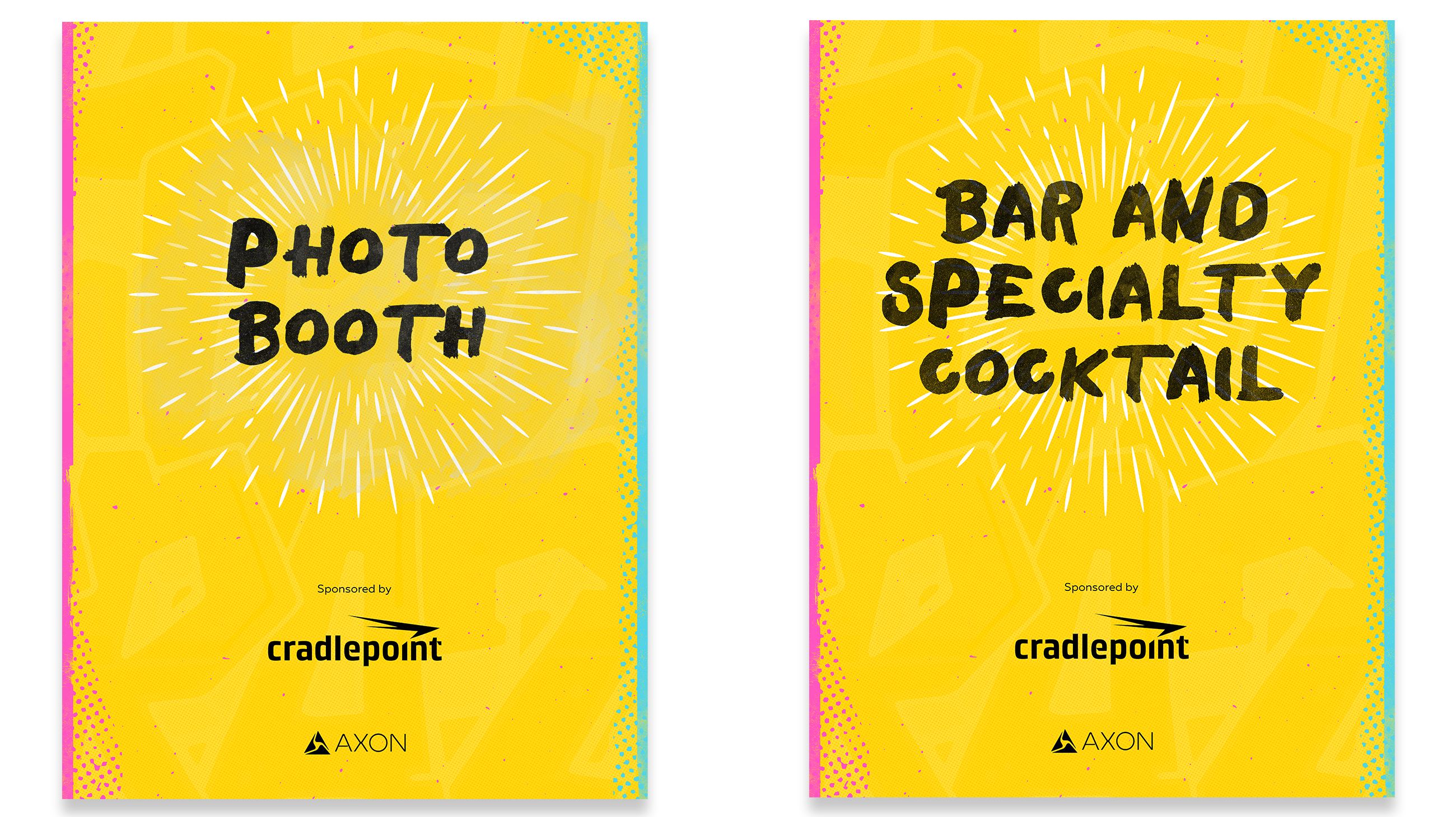 VIP party posters