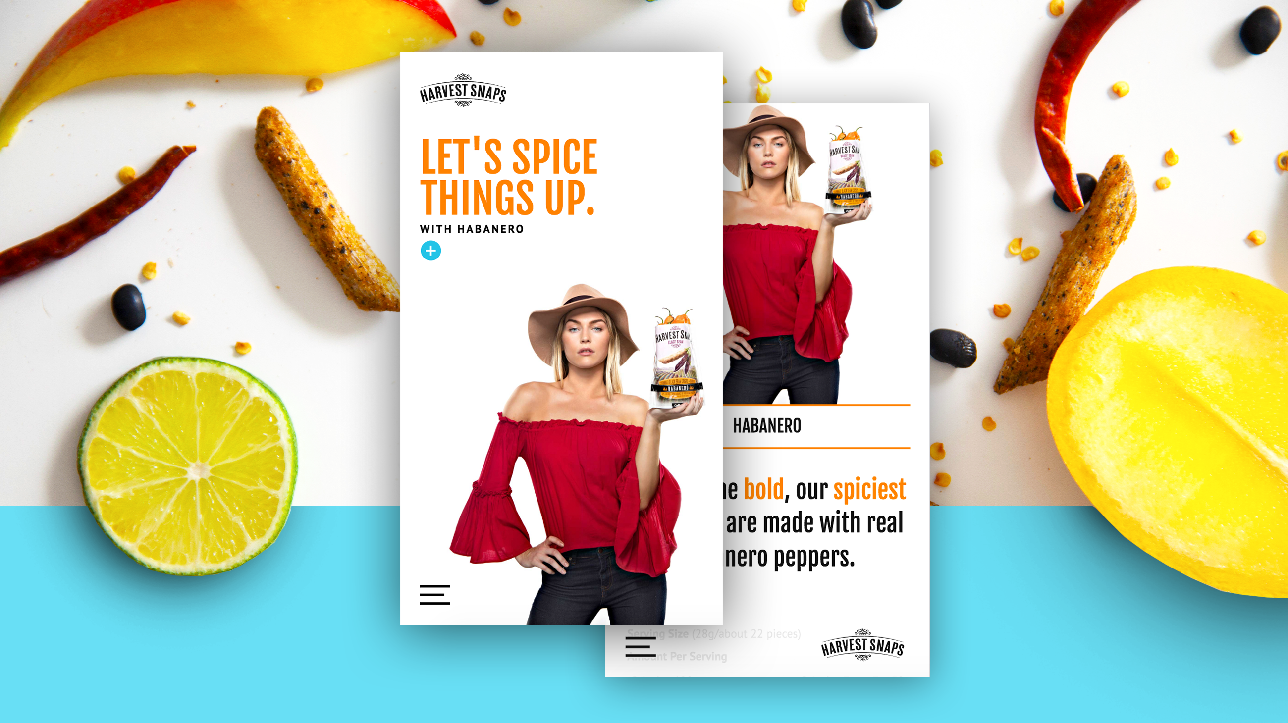 Mobile web design hero image