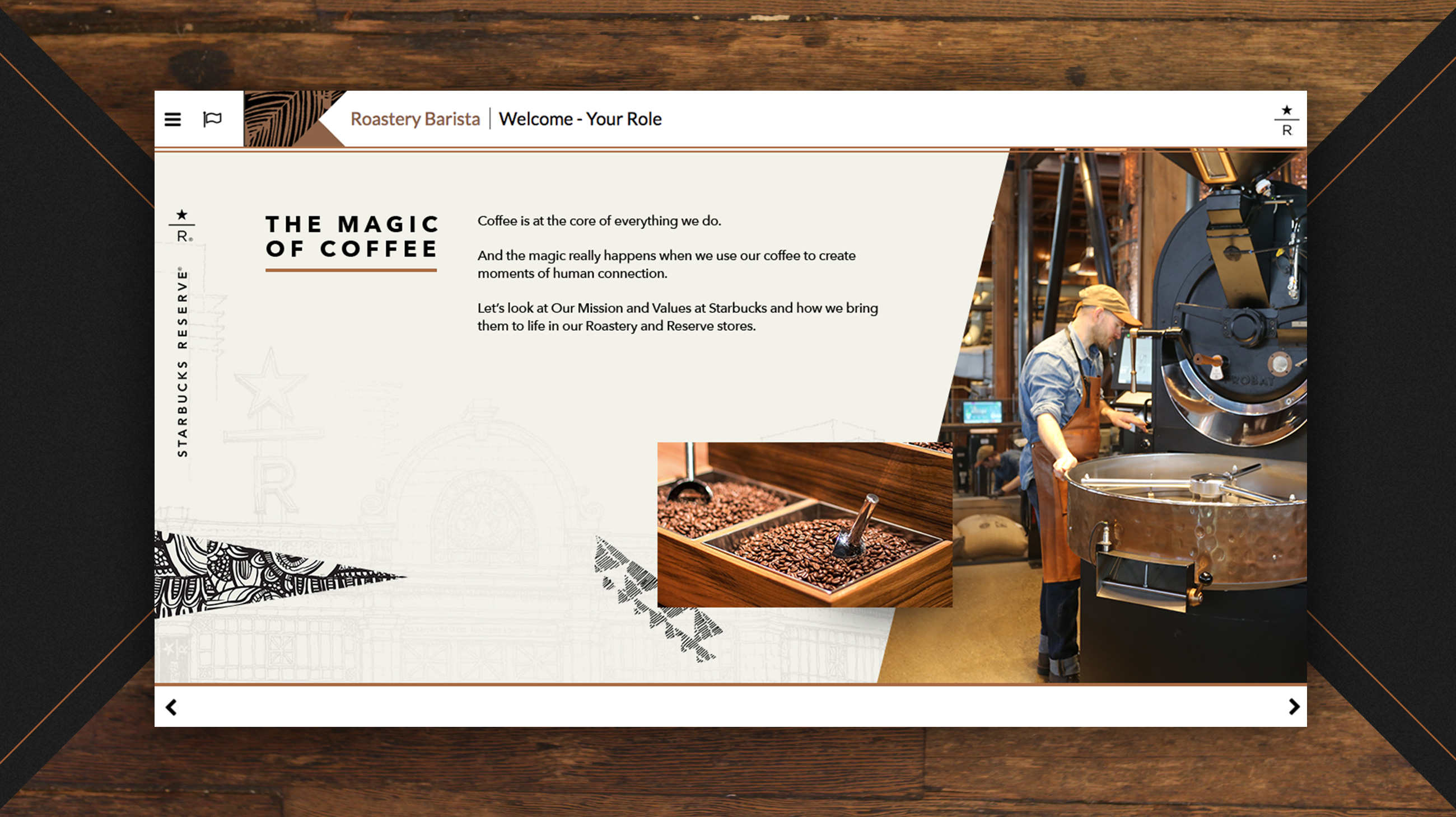 Starbucks training module